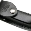 Case Leather Sheath Medium Job Logo 52226 Black Funda De Cuero
