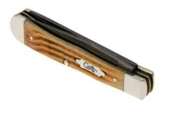 Case Trapper 52420 Burnt Goldenrod Damascus 6254 Navaja -Case Knives Ventas CE52420 05 case