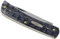 Case Sod Buster Jr Pocket Worn Grey Bone, Crandall Jig, 58412, 6137 CV Navaja -Case Knives Ventas CE58412 04 case 1