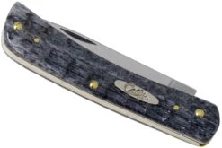 Case Sod Buster Jr Pocket Worn Grey Bone, Crandall Jig, 58412, 6137 CV Navaja -Case Knives Ventas CE58412 04 case