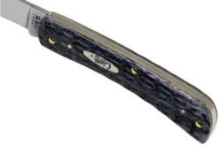 Case Sod Buster Jr Pocket Worn Grey Bone, Crandall Jig, 58412, 6137 CV Navaja -Case Knives Ventas CE58412 06 case 1