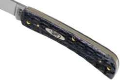 Case Sod Buster Jr Pocket Worn Grey Bone, Crandall Jig, 58412, 6137 CV Navaja -Case Knives Ventas CE58412 06 case