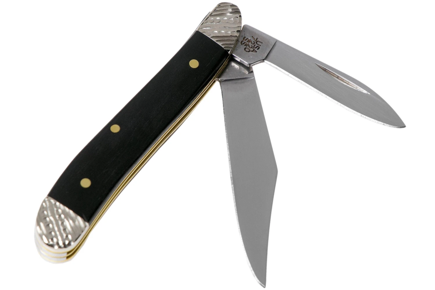 Case Peanut Ebony Wood, Worked Bolsters, 59674, 7220 SS Navaja 4 Case Peanut Ebony Wood, Worked Bolsters, 59674, 7220 SS Navaja - Imagen 2