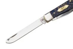 Case Trapper Blue Smooth Sycamore Wood, 63730, 7254 SS, Navaja -Case Knives Ventas CE63730 04 case