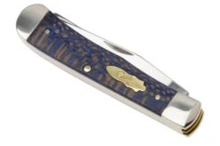 Case Trapper Blue Smooth Sycamore Wood, 63730, 7254 SS, Navaja -Case Knives Ventas CE63730 06 case