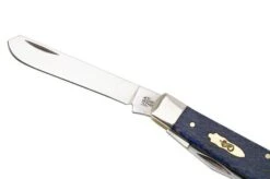 Case Mini Trapper Blue Smooth Sycamore Wood, 63731, 7207 SS, Navaja -Case Knives Ventas CE63731 04 case