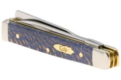 Case Baby Doc Smooth Blue Sycamore Wood, 63736, 7282SP SS Navaja -Case Knives Ventas CE63736 06 case