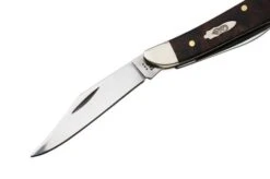 Case Peanut 64059 Smooth Brown Maple Burl Wood 7220 SS, Navaja -Case Knives Ventas CE64059 03 case