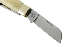 Case Large Stockman 64142 Star Spangled Smooth Natural Bone, Navaja -Case Knives Ventas CE64142 04 case