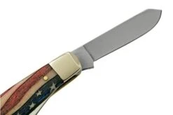 Case Large Stockman 64142 Star Spangled Smooth Natural Bone, Navaja -Case Knives Ventas CE64142 05 case