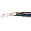 Case Muskrat Embellished Smooth Natural Bone, Star Spangled, 64143, MUSKRAT SS Navaja