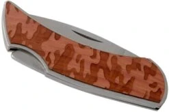 Case X Woodchuck Executive Lockback Brushed Stainless, Camo, 64323, M1300L SS Navaja -Case Knives Ventas CE64323 04 case knives