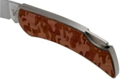 Case X Woodchuck Executive Lockback Brushed Stainless, Camo, 64323, M1300L SS Navaja -Case Knives Ventas CE64323 06 case knives