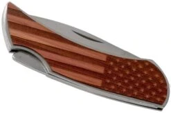 Case X Woodchuck Executive Lockback Brushed Stainless, Flag, 64324, M1300L SS Navaja 11 Case X Woodchuck Executive Lockback Brushed Stainless, Flag, 64324, M1300L SS Navaja -Case Knives Ventas CE64324 04 case knives