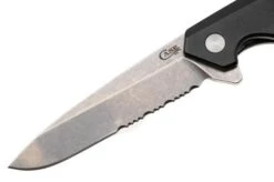 Case Kinzua Spearpoint Black Anodized Aluminum, 64633, S35VN, Navaja Dentada -Case Knives Ventas CE64633 03 case