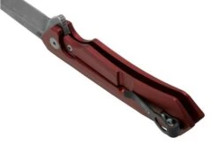 Case Kinzua Spearpoint, Red Anodized Aluminum, S35VN, 64661 Navaja -Case Knives Ventas CE64661 04 case