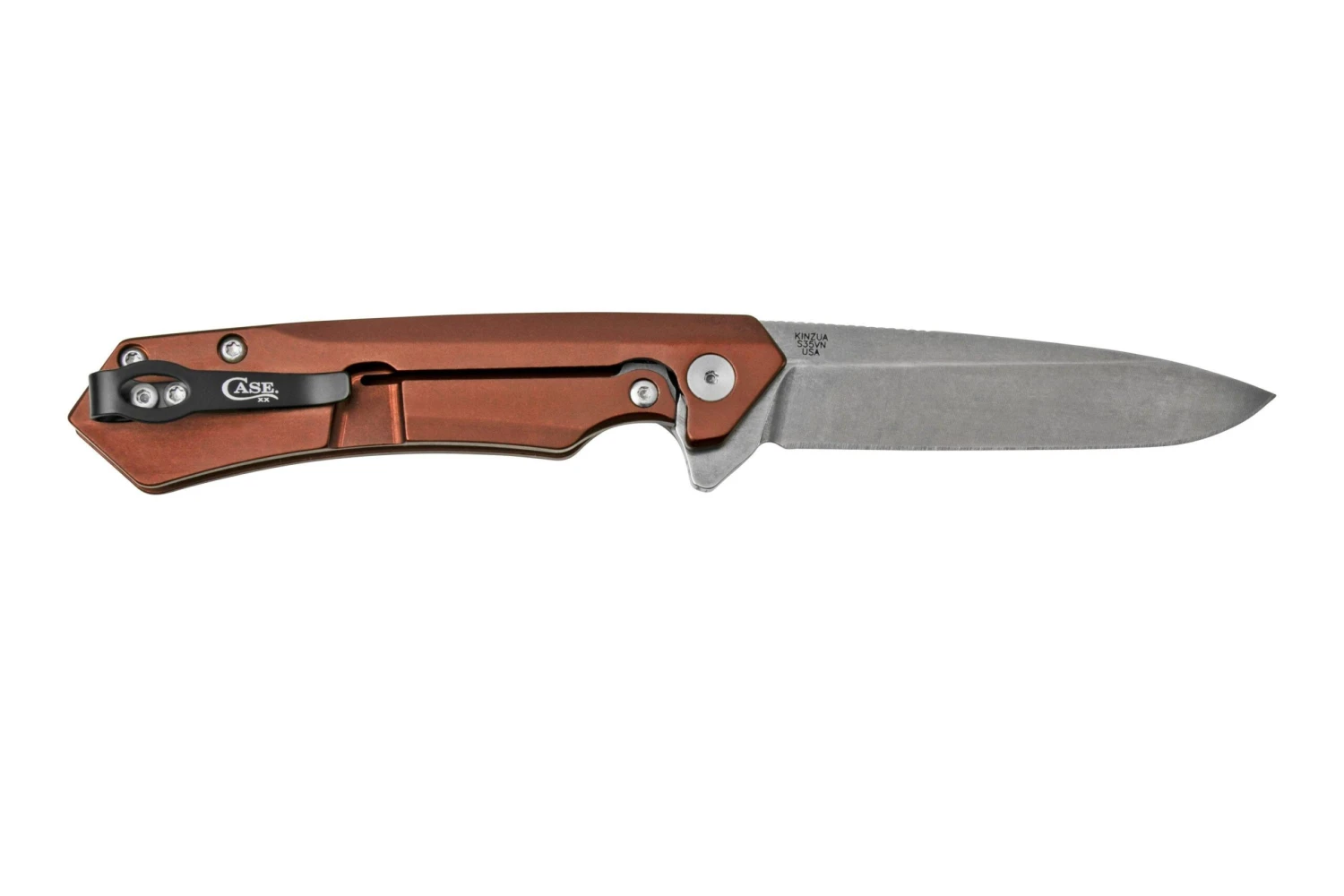 Case The Kinzua, Brown Anodized Aluminum, Spearpoint S35VN, 64692 Navaja 4 Case The Kinzua, Brown Anodized Aluminum, Spearpoint S35VN, 64692 Navaja - Imagen 2