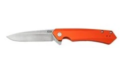 Case The Kinzua, Orange Anodized Aluminum, Spearpoint S35VN, 64696 Navaja