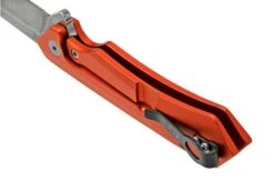 Case The Kinzua, Orange Anodized Aluminum, Spearpoint S35VN, 64696 Navaja -Case Knives Ventas CE64696 04 case