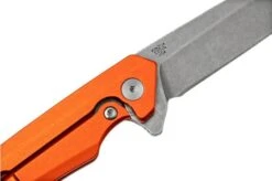 Case The Kinzua, Orange Anodized Aluminum, Spearpoint S35VN, 64696 Navaja -Case Knives Ventas CE64696 05 case