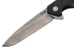 Case The Kinzua, Black Marbled Carbon Fiber, Spear Blade S35VN, 64801 Navaja -Case Knives Ventas CE64801 03 case