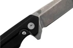 Case The Kinzua, Black Marbled Carbon Fiber, Spear Blade S35VN, 64801 Navaja -Case Knives Ventas CE64801 05 case