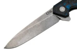 Case The Kinzua, Blue & Black Marbled Carbon Fiber, Spear Blade S35VN, 64803 Navaja -Case Knives Ventas CE64803 03 case