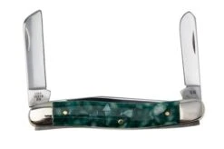 Case Medium Stockman 71382 SparXX, Smooth Green Kirinite 10318 Navaja -Case Knives Ventas CE71382 04 case