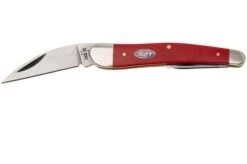 Case Seahorse Whittler, American Workman Smooth Red Synthetic, 73938, 4355WH CS, Navaja