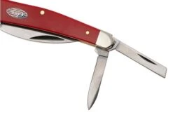 Case Seahorse Whittler, American Workman Smooth Red Synthetic, 73938, 4355WH CS, Navaja -Case Knives Ventas CE73938 04 case