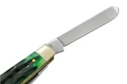 Case Jig Mini Trapper, Hunter Green Bone, Deep Canyon, 75834, 6207 SS, Navaja -Case Knives Ventas CE75834 05 case