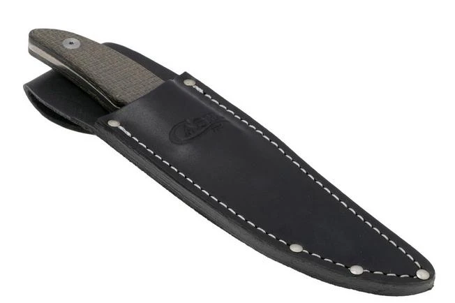 Case Hunter CT1, 76935 Stonewashed Nitro V Green Burlap Micarta, Cuchillo De Caza 8 Case Hunter CT1, 76935 Stonewashed Nitro V Green Burlap Micarta, Cuchillo De Caza - Imagen 6