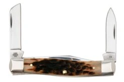 Case Stockman Amber Jigged Bone, 00079, 63032 CV Navaja -Case Knives Ventas CE79 04 case