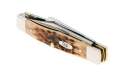 Case Stockman Amber Jigged Bone, 00079, 63032 CV Navaja -Case Knives Ventas CE79 05 case
