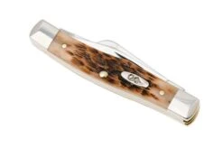 Case Stockman Amber Jigged Bone, 00079, 63032 CV Navaja -Case Knives Ventas CE79 06 case