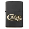 Case Knives Zippo 52478 Negro Mate Logo Case Encendedor
